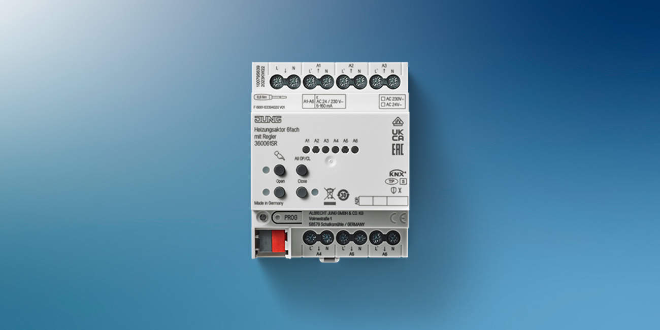 KNX Heizungsaktor 6-fach bei Elektro Tischler Reinhard in Oberschneiding