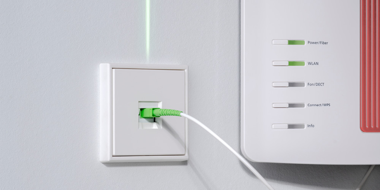 Die neuen Glasfaser-Anschlussdosen bei Elektro Tischler Reinhard in Oberschneiding
